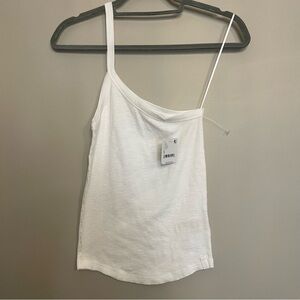 We The Free White One Shoulder Camisole